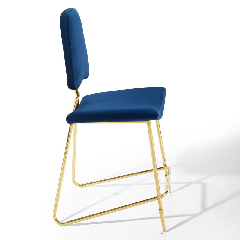 Ponder Performance Velvet Counter Stool image number 2
