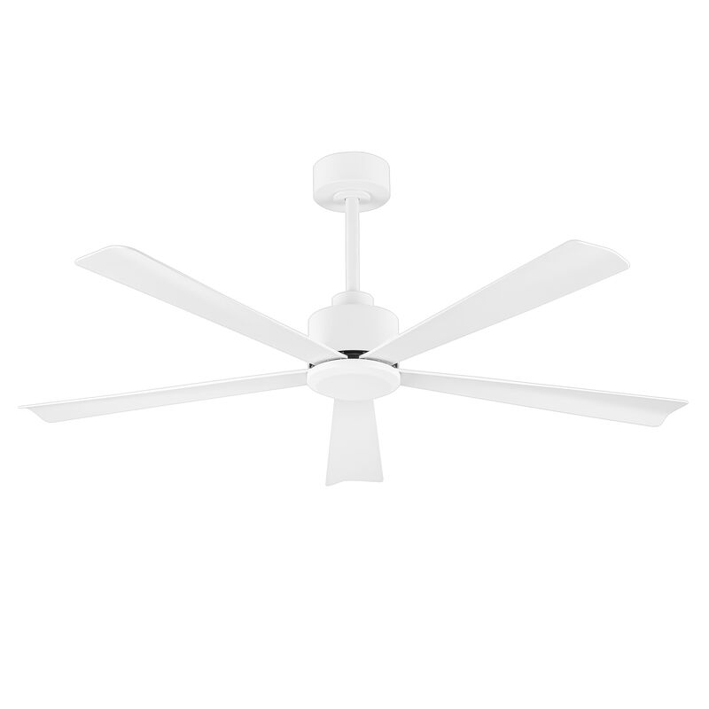 Breezary 52" Ceiling Fan No Light, 5 Blades, 6 Speed Reversible, Remote Control, Low Profile image number 8