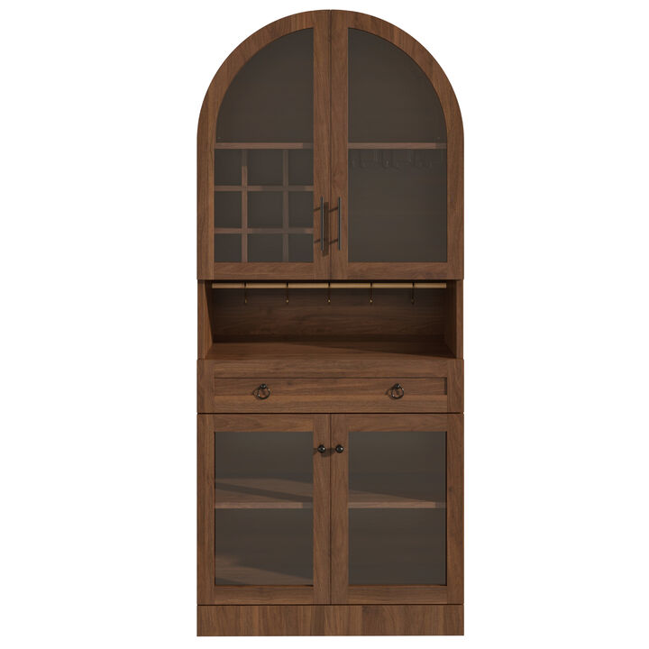Bunnas Tall Arched Bar Cabinet