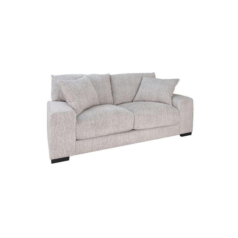Porter Designs Big Chill Soft Microfiber Loveseat, Cream