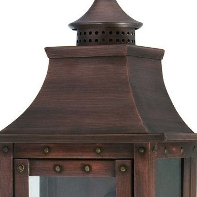 Hivvago St. Charles 2-Light Acopper Patina Wall Light