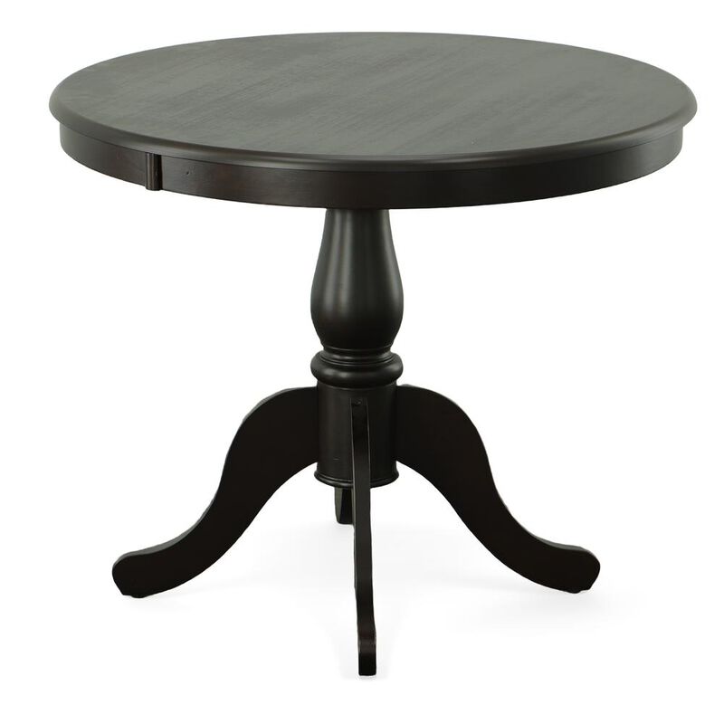 Carolina Living Fairview 36 Round Pedestal Dining Table - Espresso