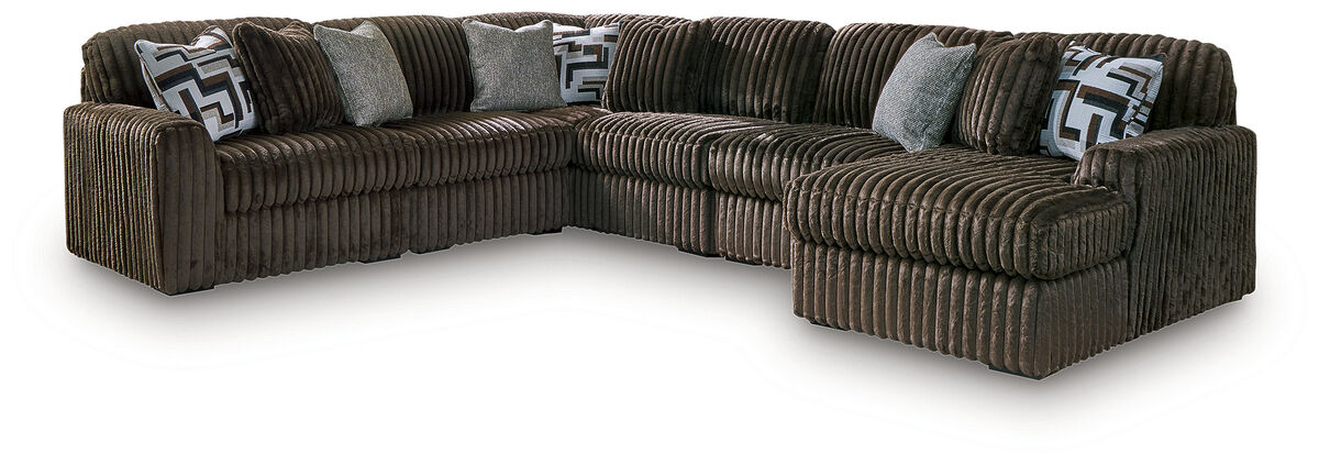 Midnight-Madness 6-Piece Sectional with Chaise