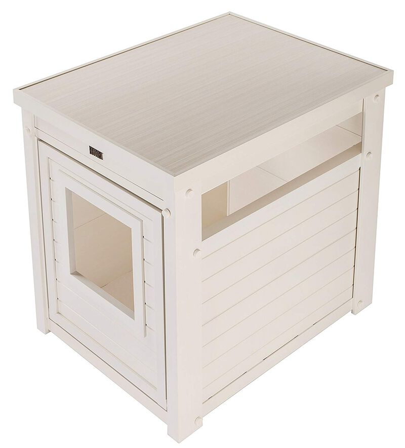 New Age Pet LitterLoo Litter Box Cover/End Table - Antique White