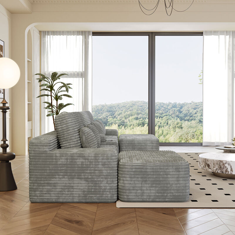 Pafles 5-piece Sectional Sofa image number 6