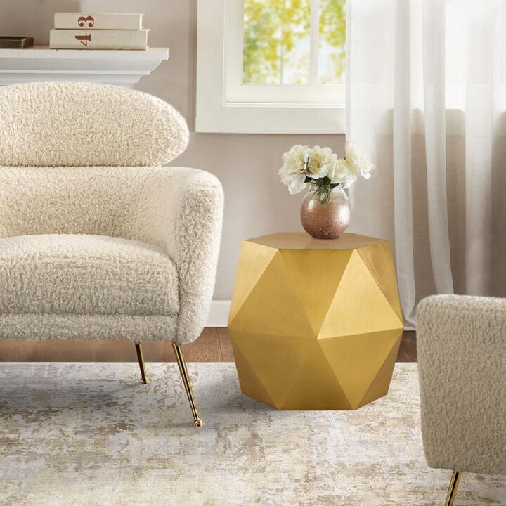 Pasargad Home Lexi Diamond Shape Iron Side Table