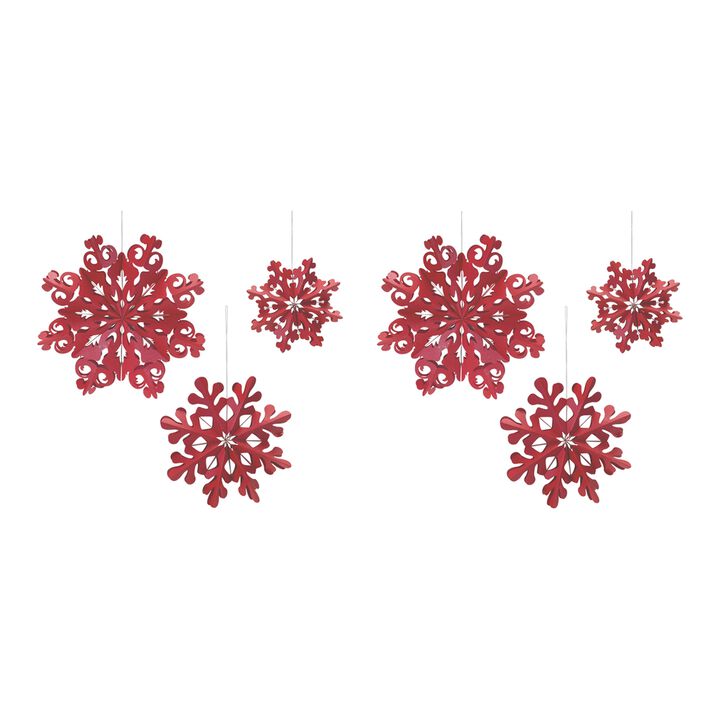 Paper Snowflake Ornament (Set of 6)