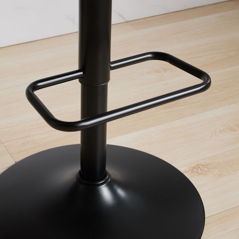 Mid-Century Adjustable Swivel Bar Stools, Set of 2 image number 5