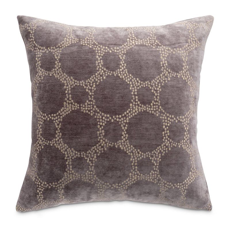 Michael Amini Moonbeam Heritage 19 Square Chenille Pillow, Set of 2 image number 0