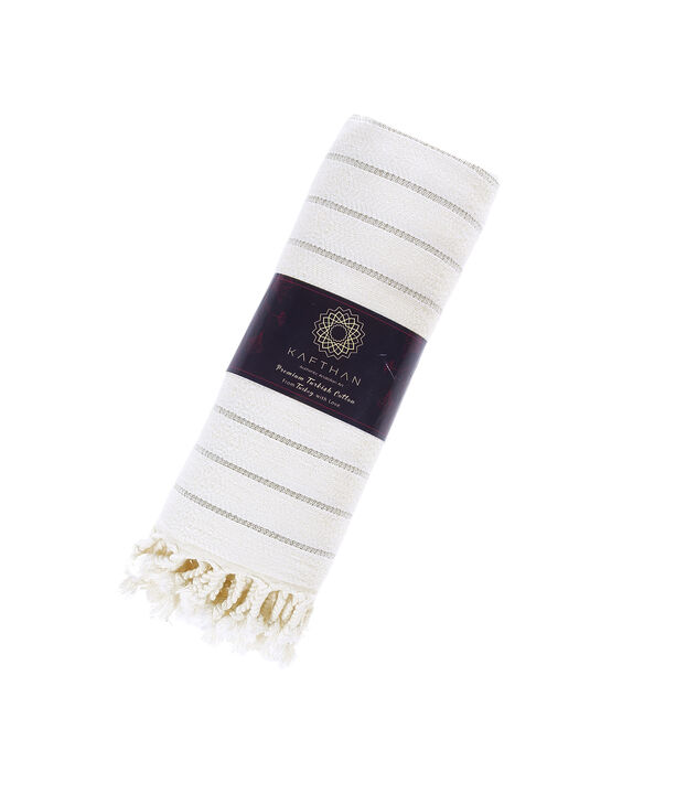 KAFTHAN Textile Gocek Turkish Cotton Single Bath and Beach Towel
