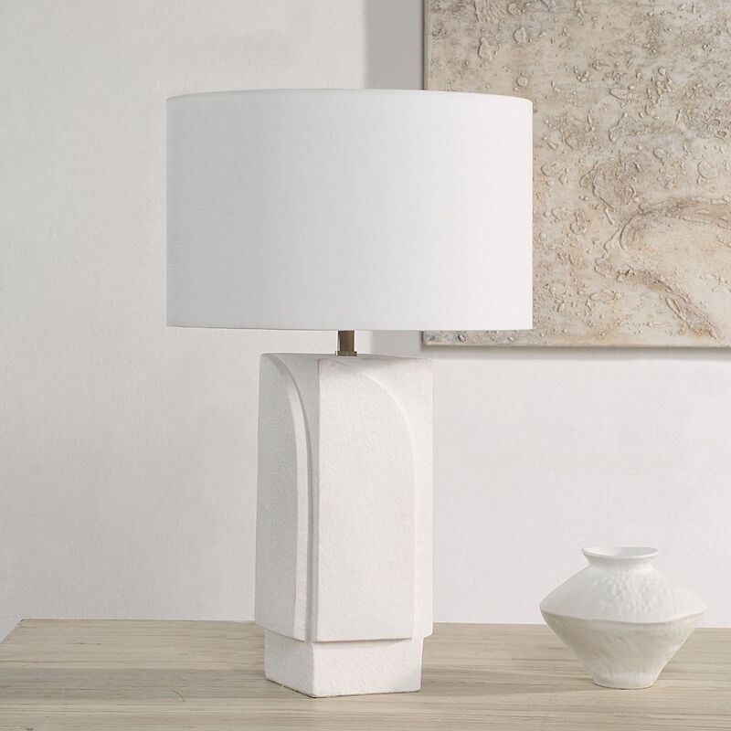 Renwil Scavo Table Lamp In White Color