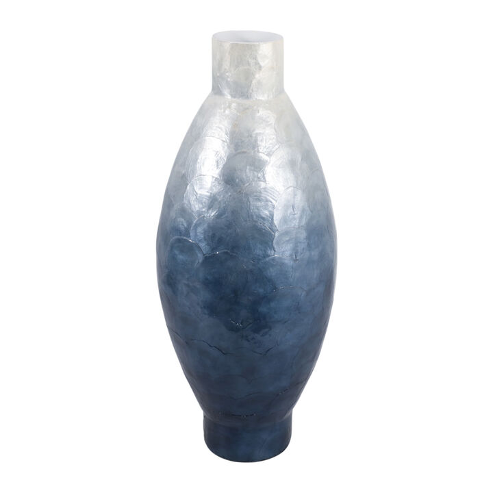 24x10" Ombre Capiz Vase