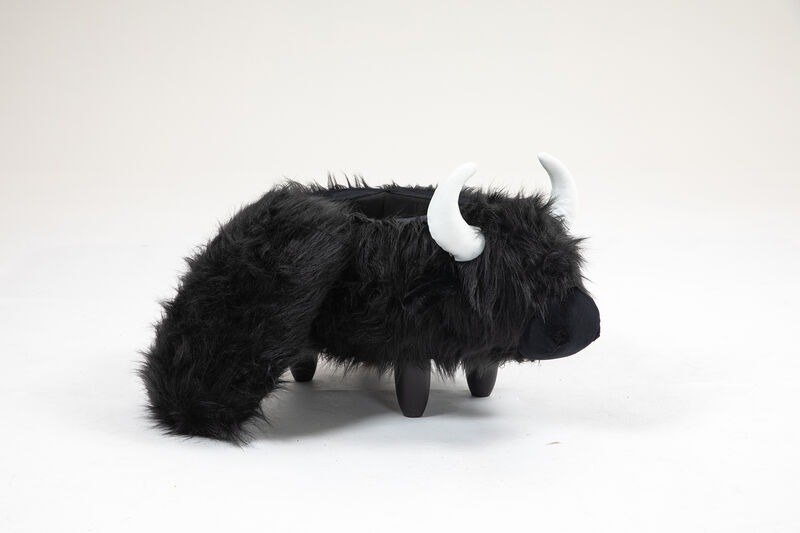 Cow Animal Storage Ottoman