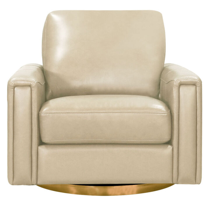 Hayward Swivel Leather Chair