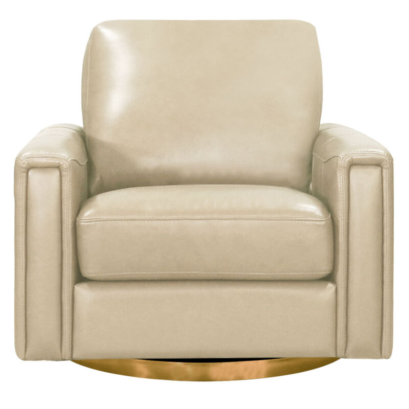 Hayward Swivel Leather Chair