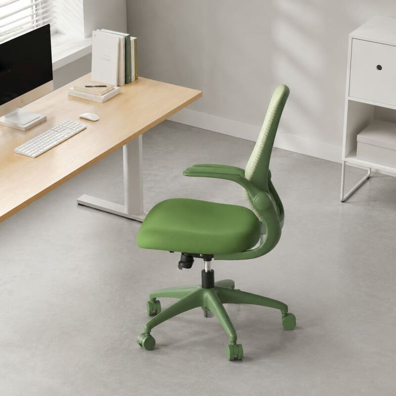 GOODSILO Ergonomic 350LBS Office Chair with Mesh Back, Molded Foam, Flip Armrests, Tilt and Height Adjustment for Home Office Use image number 3