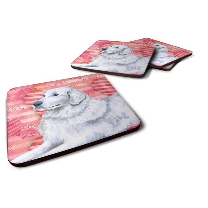 Caroline's Treasures Maremma Sheepdog Love Decorative coasters, Multicolor