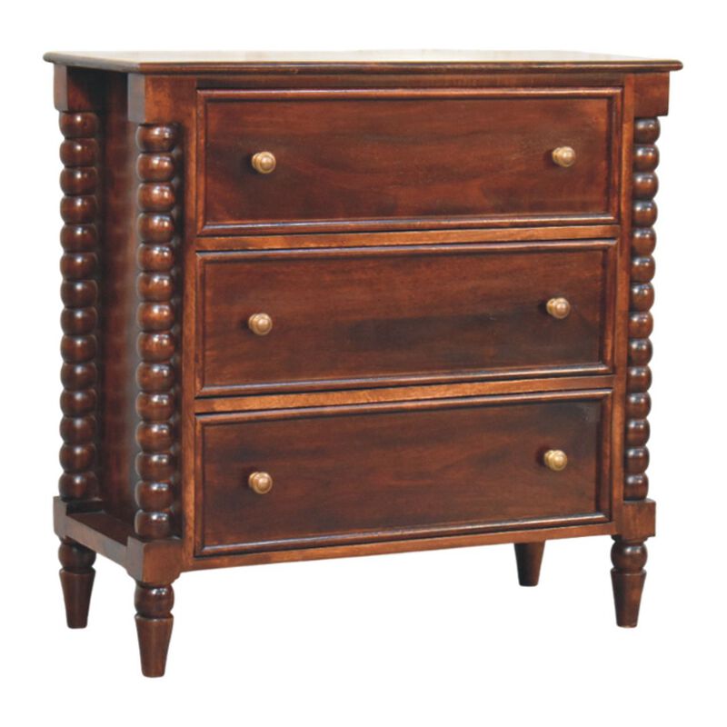 Artisan Furniture Solid Wood Barclay 3 Drawer Chest image number 3
