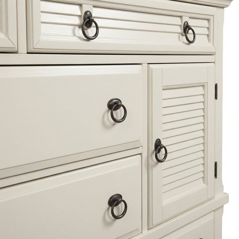 Alpine Furniture Winchester Mirror, White image number 5