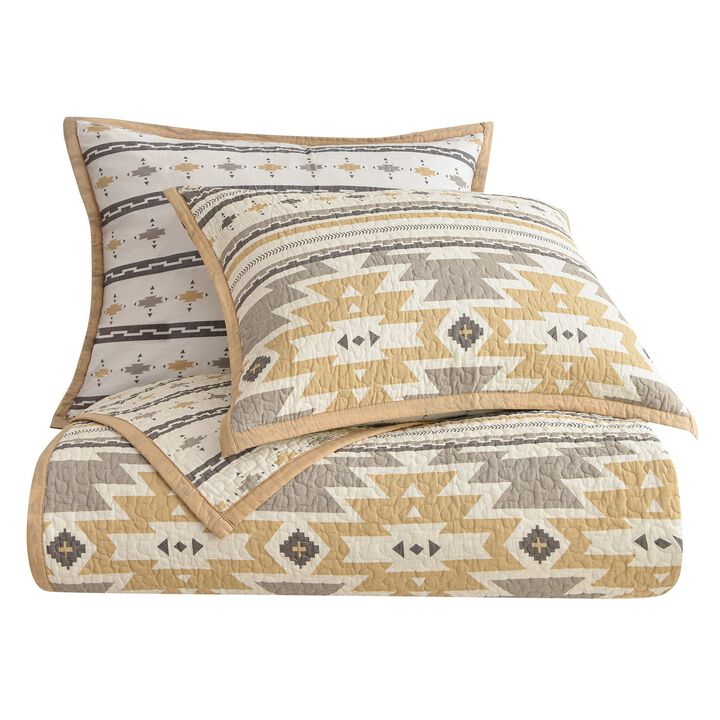 Desert Sage Full/Queen Reversible Quilt Set