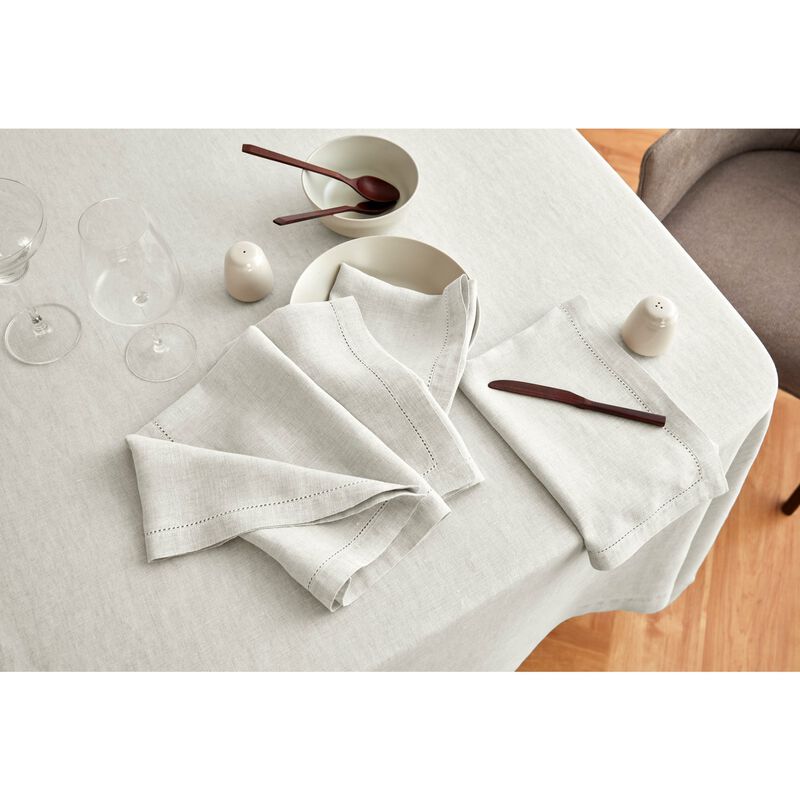 Solino Home 100% Pure Linen Tablecloth - Sonoma