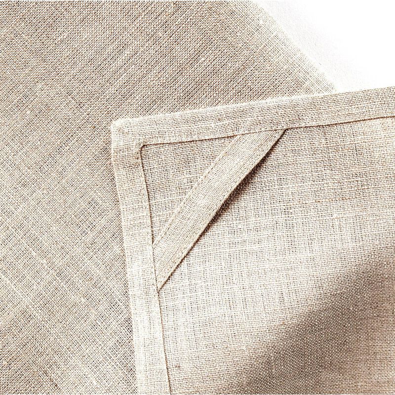 Solino Home Kitchen Linen 100% Linen Kitchen Towels &ndash; Set of 2, 17 x 26 in, Machine Washable, Holiday and Everyday Dining