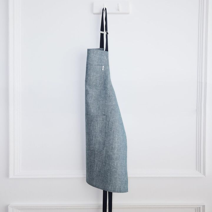 Solino Home 100% Pure Linen Apron - Kitchen Linen