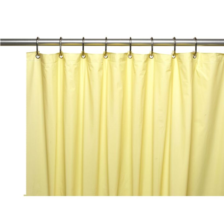 American crafts Home Decorative 4 Gauge "Premium" Vinyl Shower Curtain Liner With Metal Grommets And Magnets
