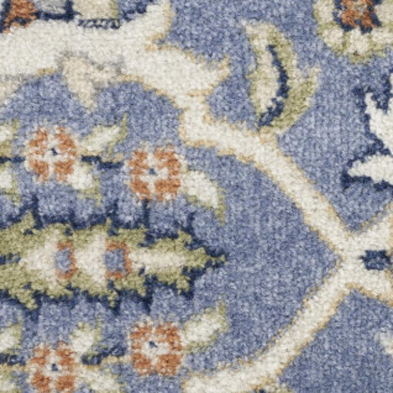 HomeRoots Floral Power Loom Area Rug image number 2