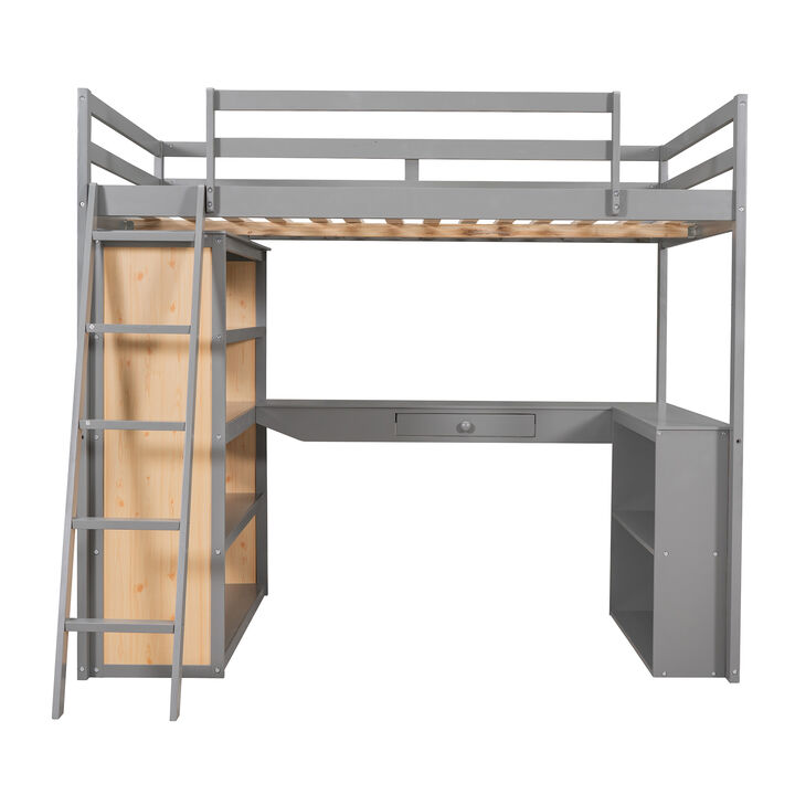 Merax Loft Bed with Ladder