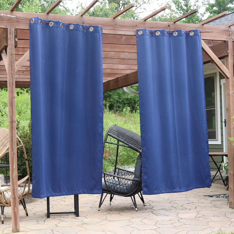 Sunnydaze Outdoor Blackout Curtain Panel - 52 in x 96 in