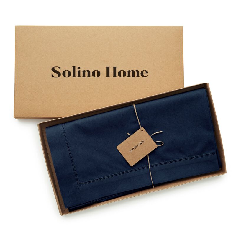 Cotton Linen Tablecloth - Cotton Linen Hemstitch