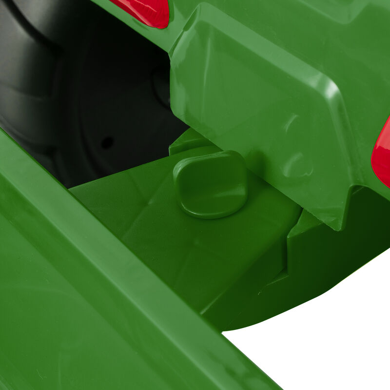 Kids Ride On Tractor with Detachable Trailer and Remote Control Driving-Dark Green image number 4