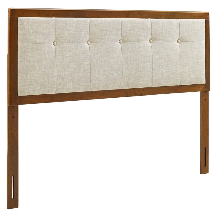 Modway - Draper Tufted Full Fabric and Wood Headboard