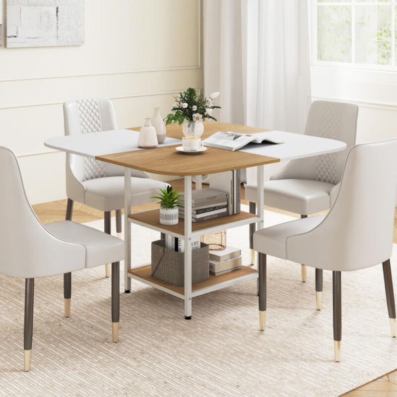 47.5 Inch Square Dining Table, Modern Kitchen Table with Tabletop image number 3