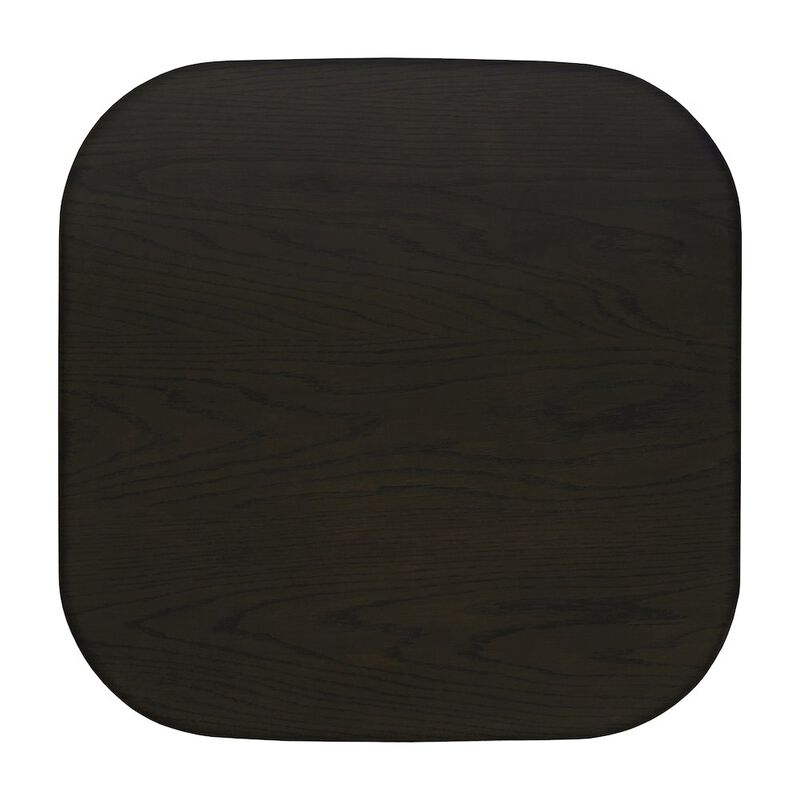 Jofran Brix Mid-Century Modern Floating Sculpture Layered Square End Table