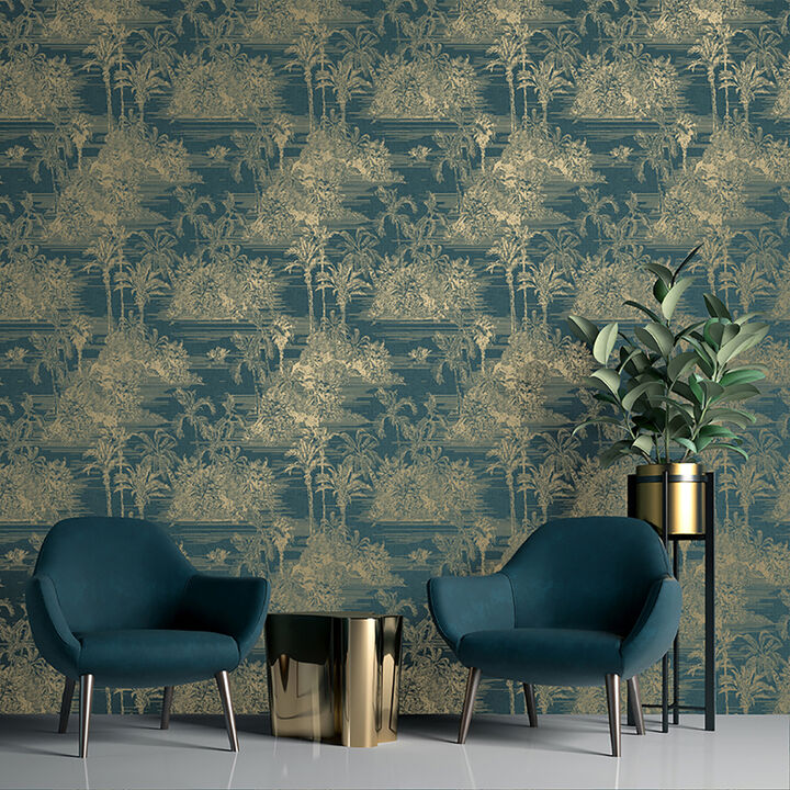 Tropic Archive Toile Peel & Stick Wallpaper