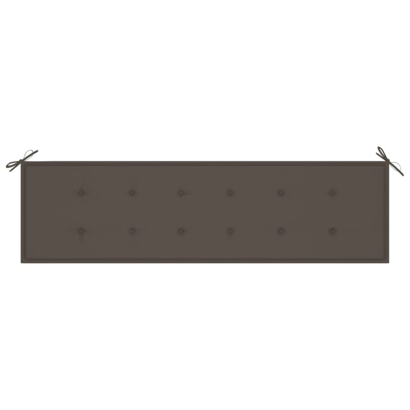 vidaXL Garden Bench Cushion Taupe 70.9"x19.7"x1.6" image number 2