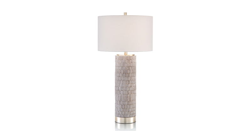 Cast Stone Table Lamp image number 0