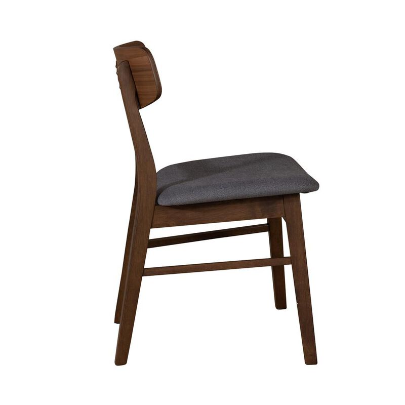 Liberty Furniture Panel Back Side Chair- Grey (RTA)- Set of 2 Contemporary Brown image number 5