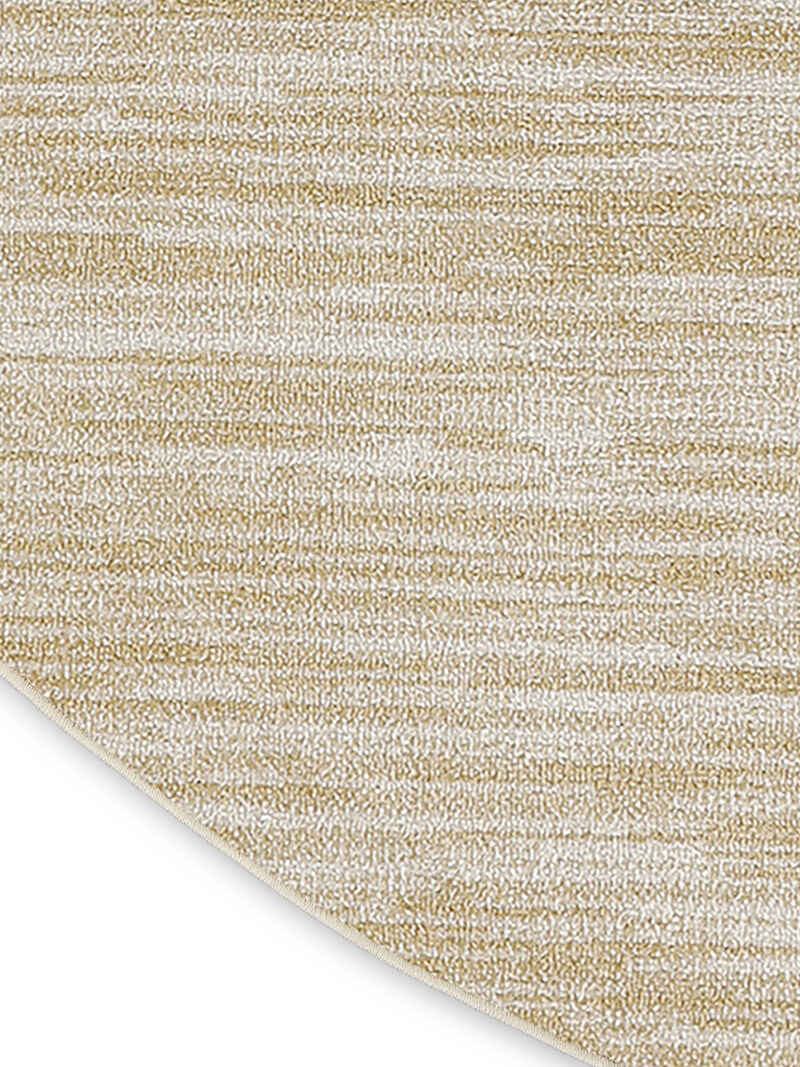 Nourison Essentials NRE01 Ivory/Gold 4' x Round Rug image number 3