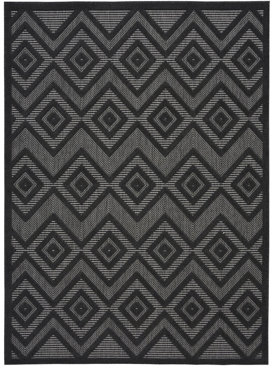 Versatile NRV01 Charcoal/Black 4' x 6' Rug