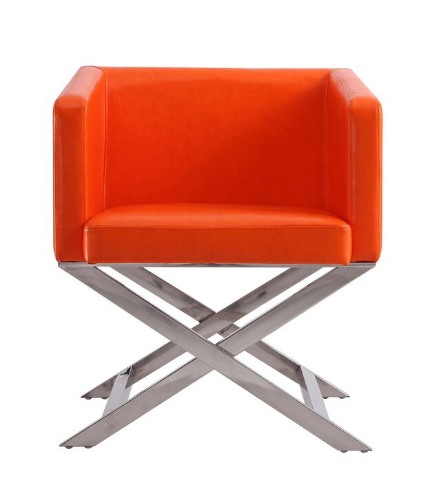 Hollywood Orange Accent Chair