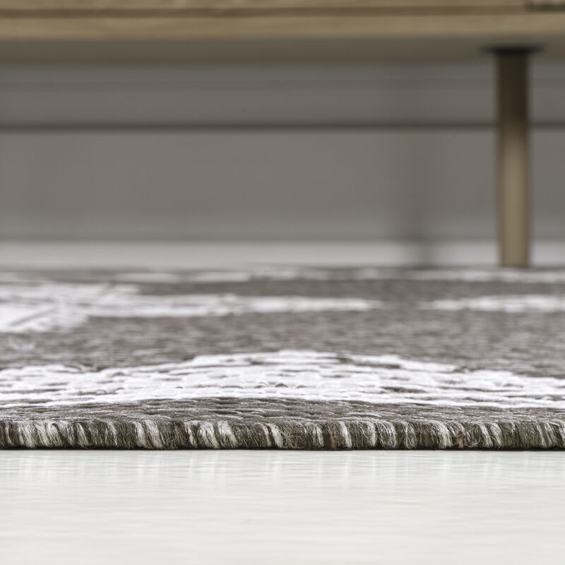 Arden Vintage Casual Medallion Indoor/Outdoor Area Rug