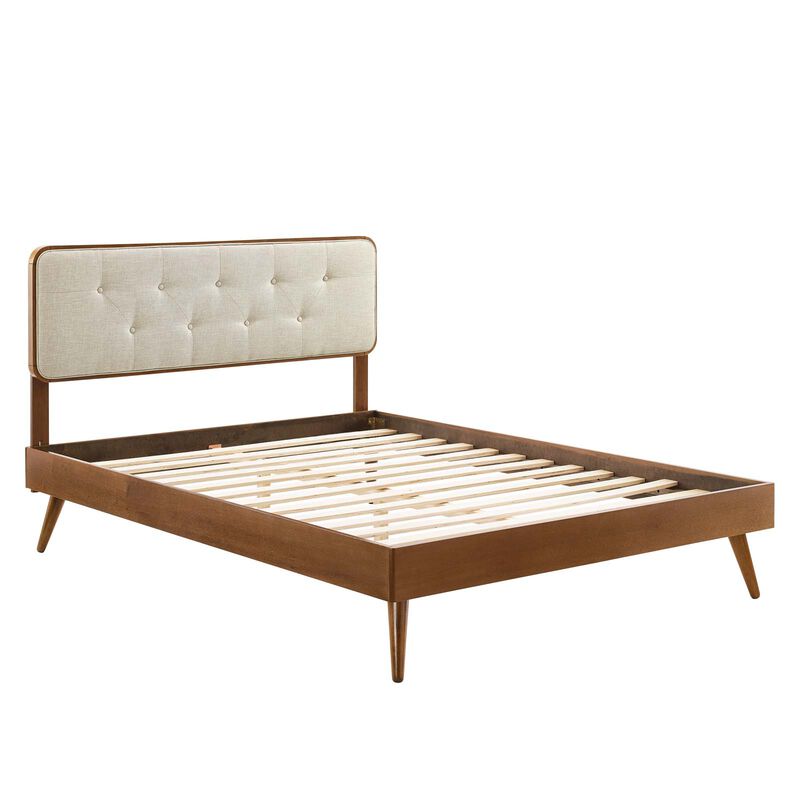 Modway - Bridgette King Wood Platform Bed with Splayed Legs image number 2