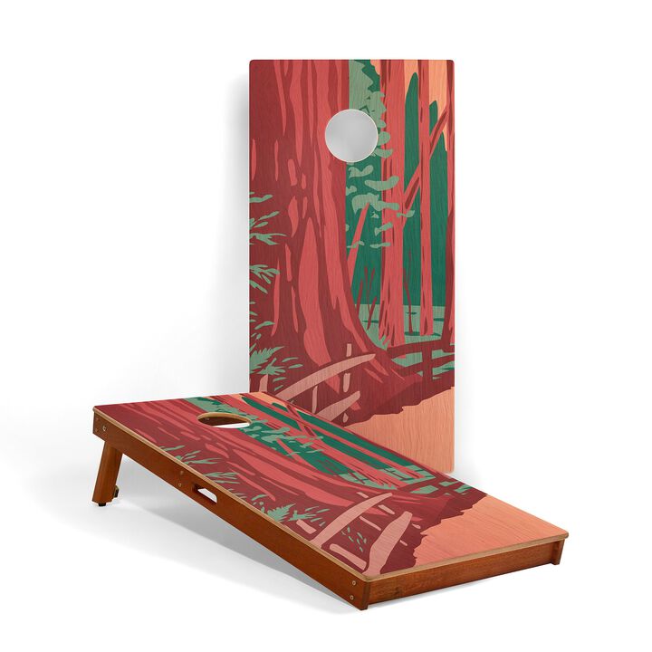 2ft x 4ft Graphic Wood Classic Cornhole Set | National Parks Inspired Collection