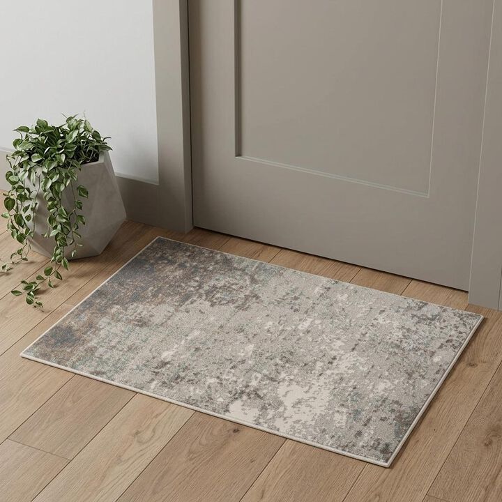 HomeRoots Abstract Area Rug