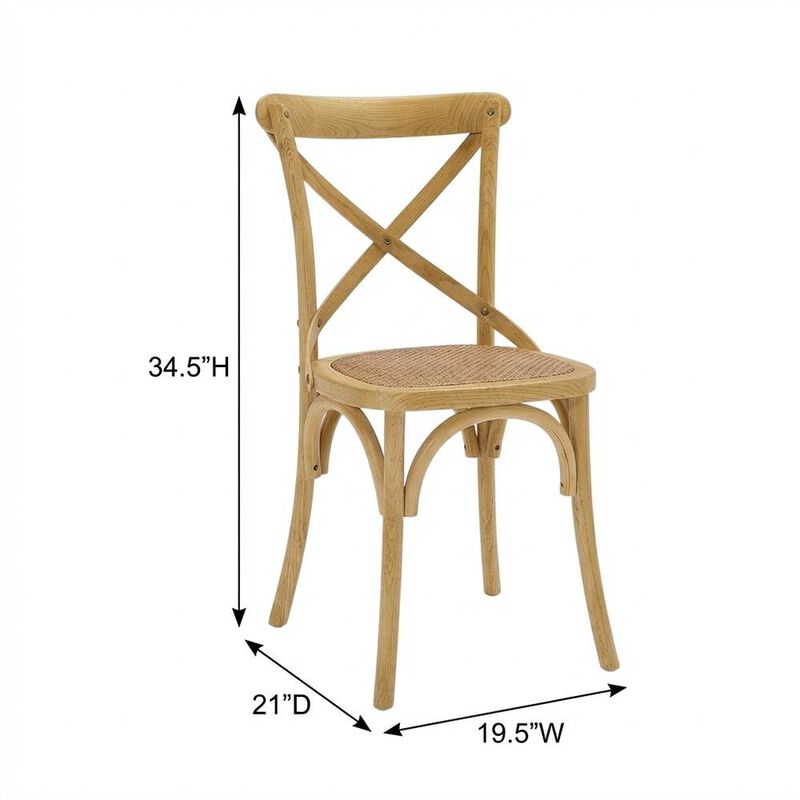 Wood Dining Side Chair with Comfortable Seat and Modern Design image number 1