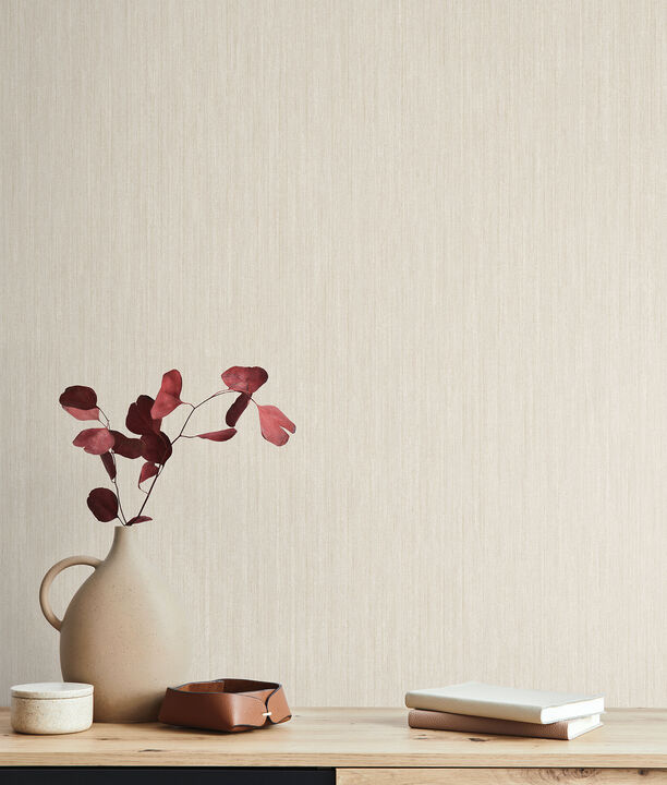 Smooth as Silk Beige Wallpaper