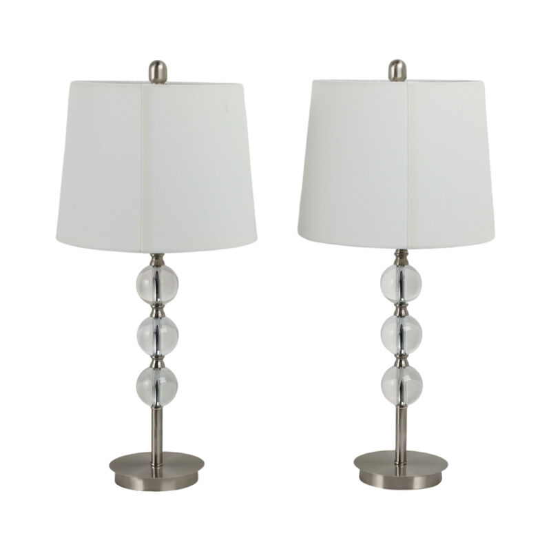 S/2 Crystal 27" Table Lamps image number 3